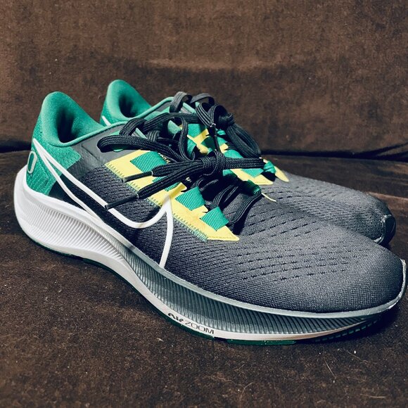 Nike Air Zoom Pegasus 38 OREGON Fighting DUCKS Green 9 US DJ0840 001 Wmns 10.5 - Picture 1 of 9